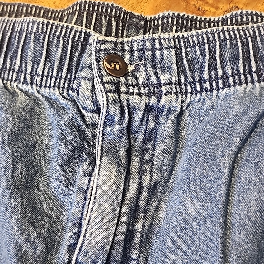 CROFT & BARROW COTTON JEAN SHORTS XXL - Picture 2 of 9